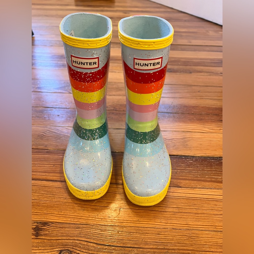 Little kids Hunter rain boots